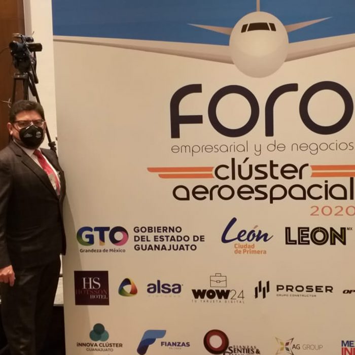 Evento: Foro empresarial y de negocios  Clúster Aeroespacial del Bajío 2020
Lugar: León Guanajuato
Fecha: Diciembre 2020